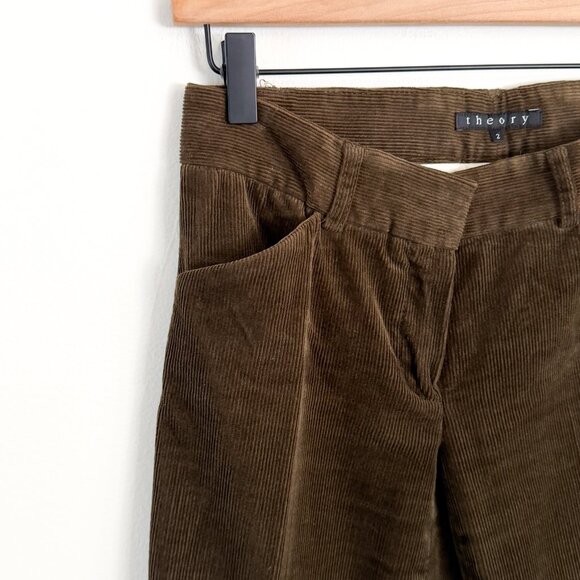 theory // brown corduroy suit blazer set with trousers / 2 - Picture 10 of 13